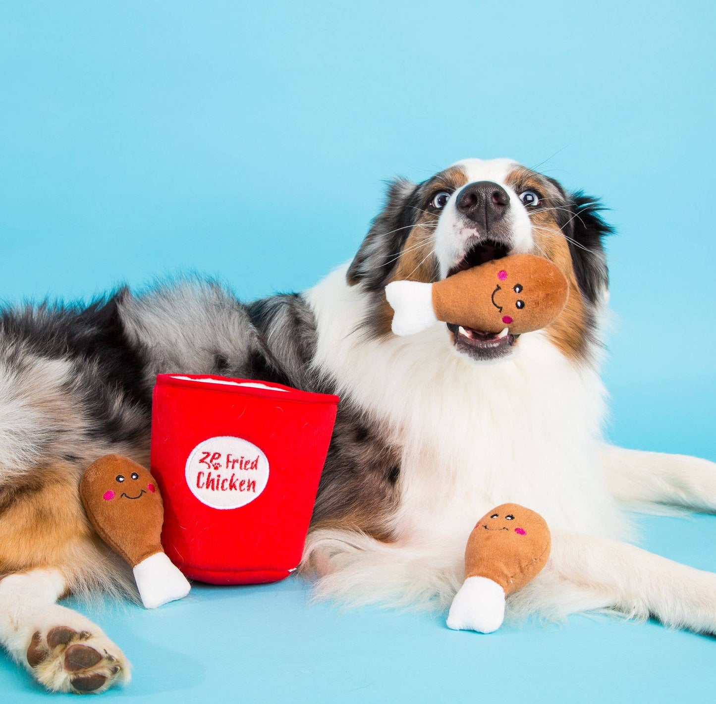 ZippyPaws Zippy Burrow - Fried Chicken - Hundespielzeug
