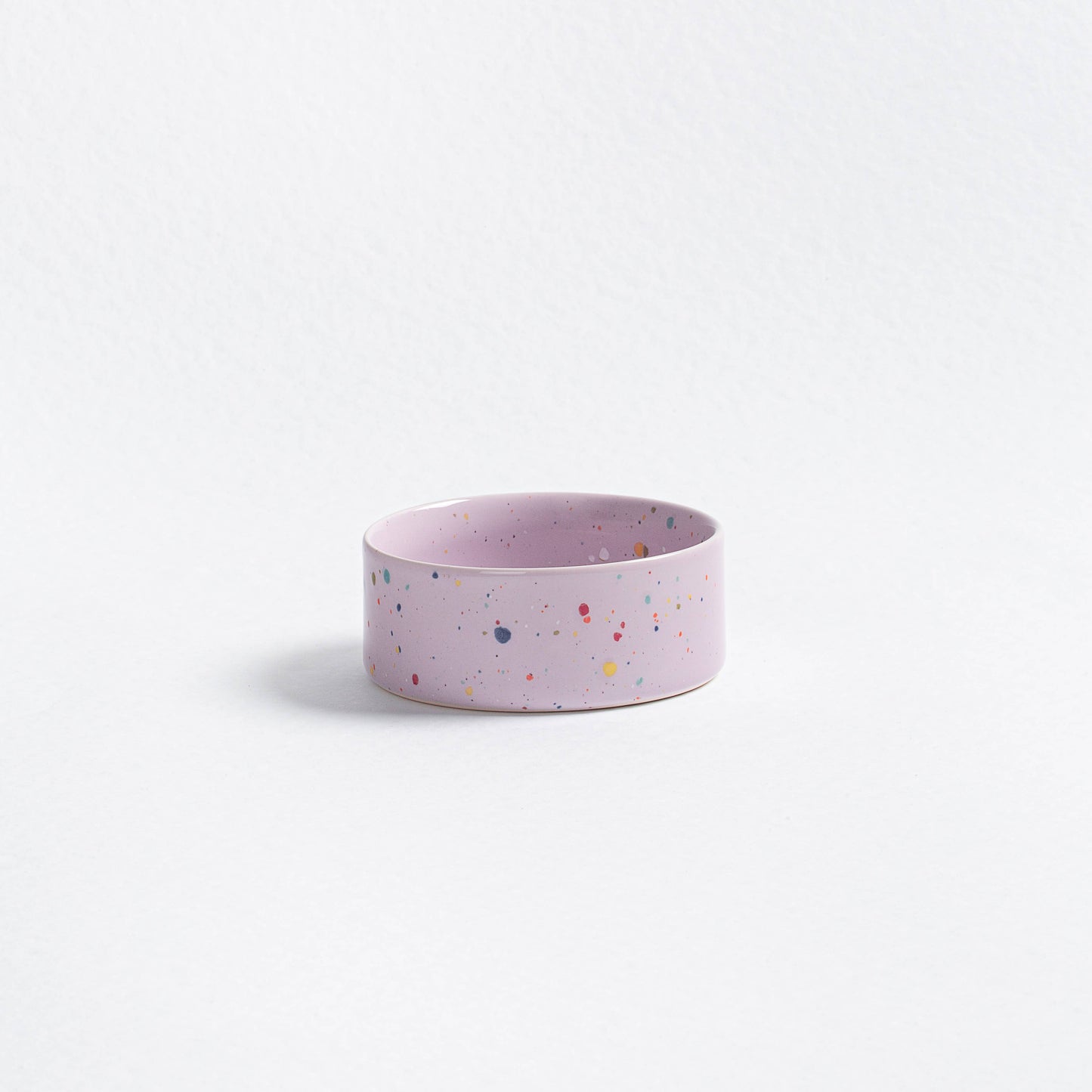 Konfetti Steinzeug-Napf - 14 cm, lila