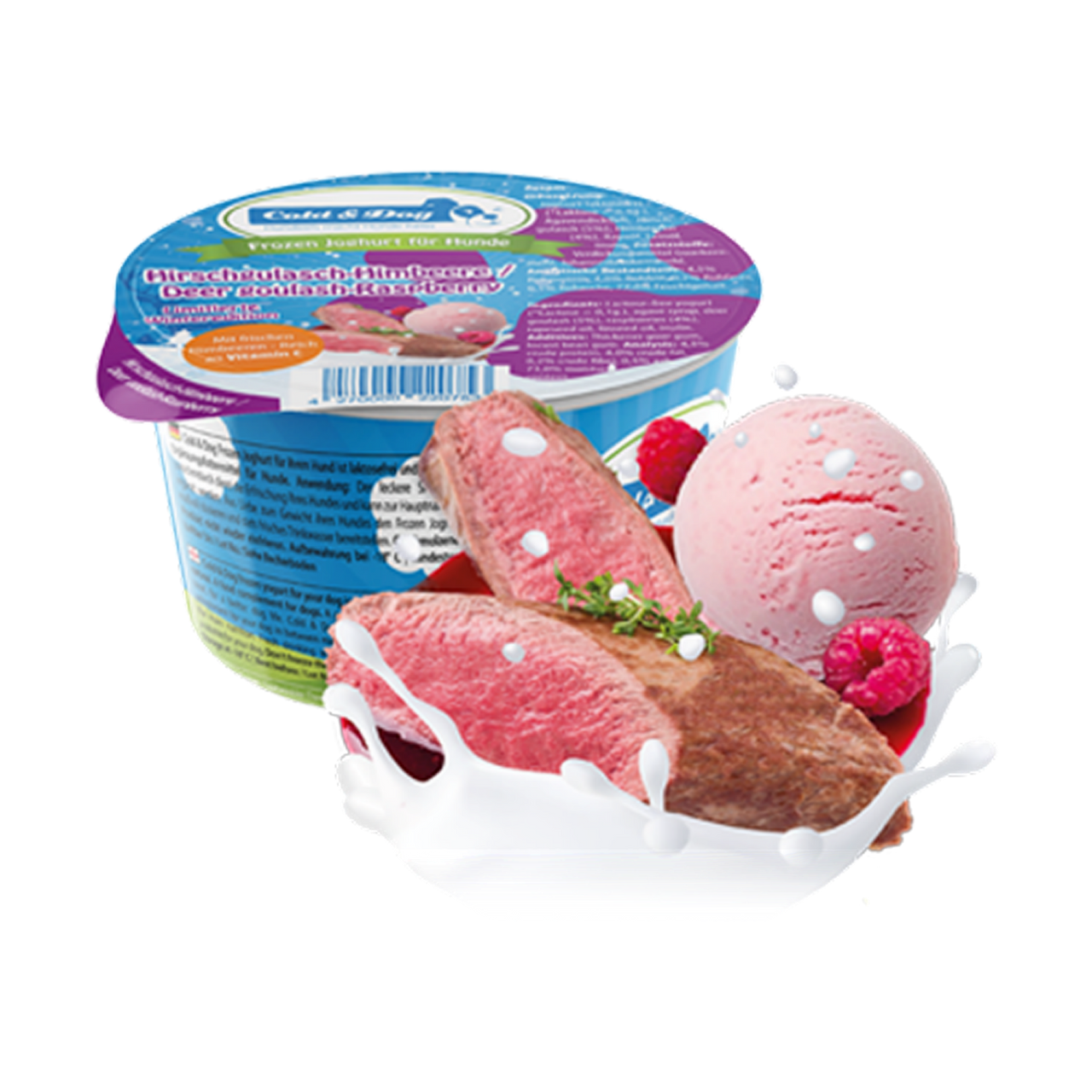 Cold & Dog Hundeeis Wildgulasch & Himbeere 90ml