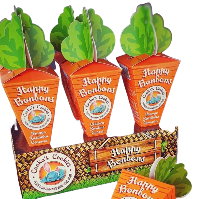 Happy Bonbons - Knusprige Leckerlis mit Pute & Sardinen für Hunde