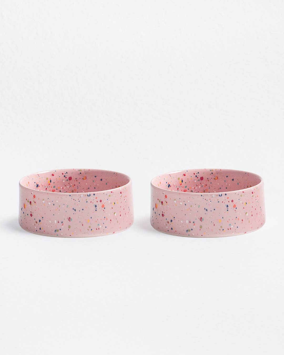 Konfetti Steinzeug-Napf - 16,5 cm, rosa