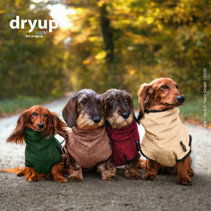 Actionfactory - Dryup Cape Dackel - Hundebademantel