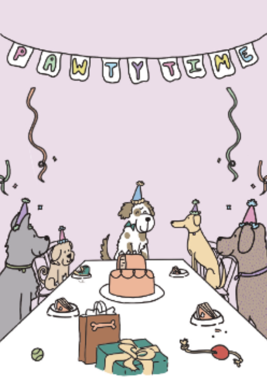 Essbare Karte - Pawtytime