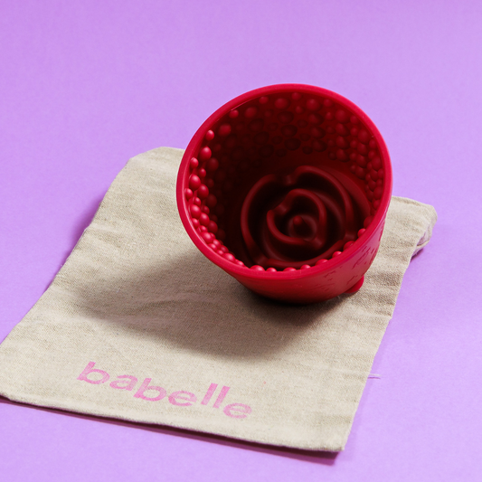Lick Bowl - Swirlie - Burgundy