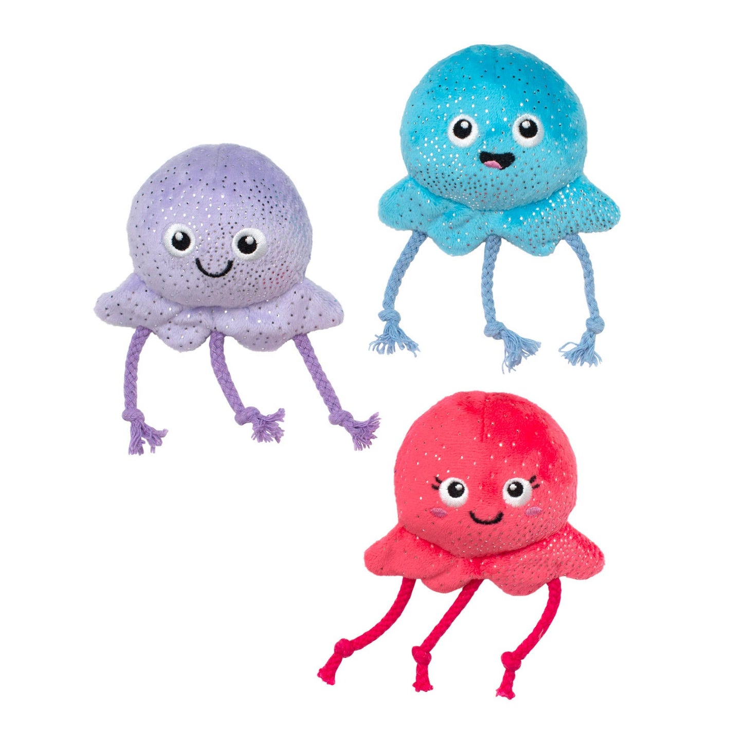 Fringe TOO TENTACOOL 3-TEILIGES KLEINER HUNDESPIELZEUG-SET