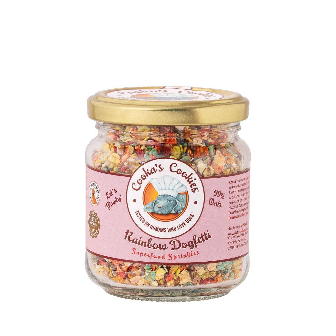 Rainbow Dogfetti - Hundekonfetti 90g Glas