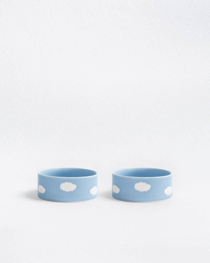 Cloud Steingut Napf- 14 cm, blau