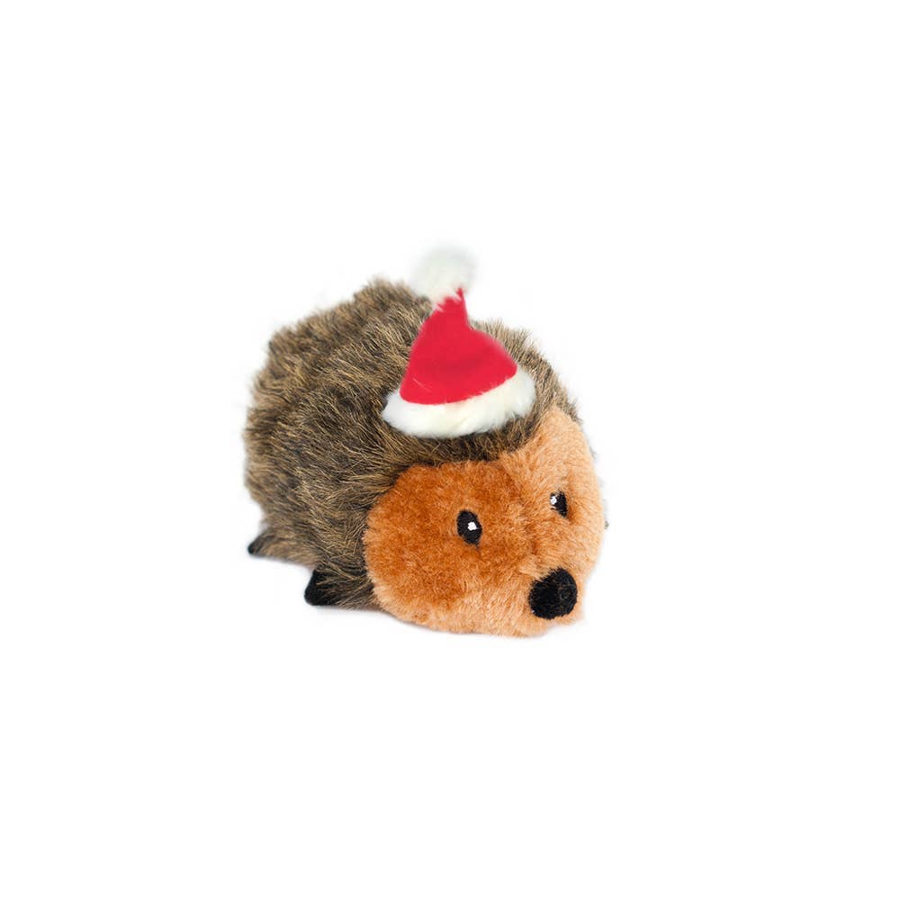 ZippyPaws Feiertags-Igel - Weihnachts-Hundespielzeug