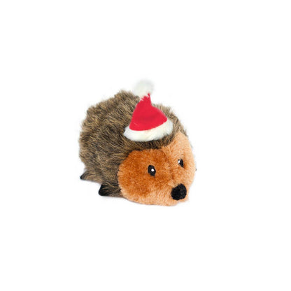 ZippyPaws Feiertags-Igel - Weihnachts-Hundespielzeug