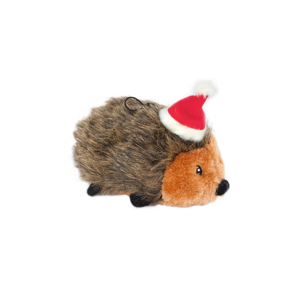 ZippyPaws Feiertags-Igel - Weihnachts-Hundespielzeug