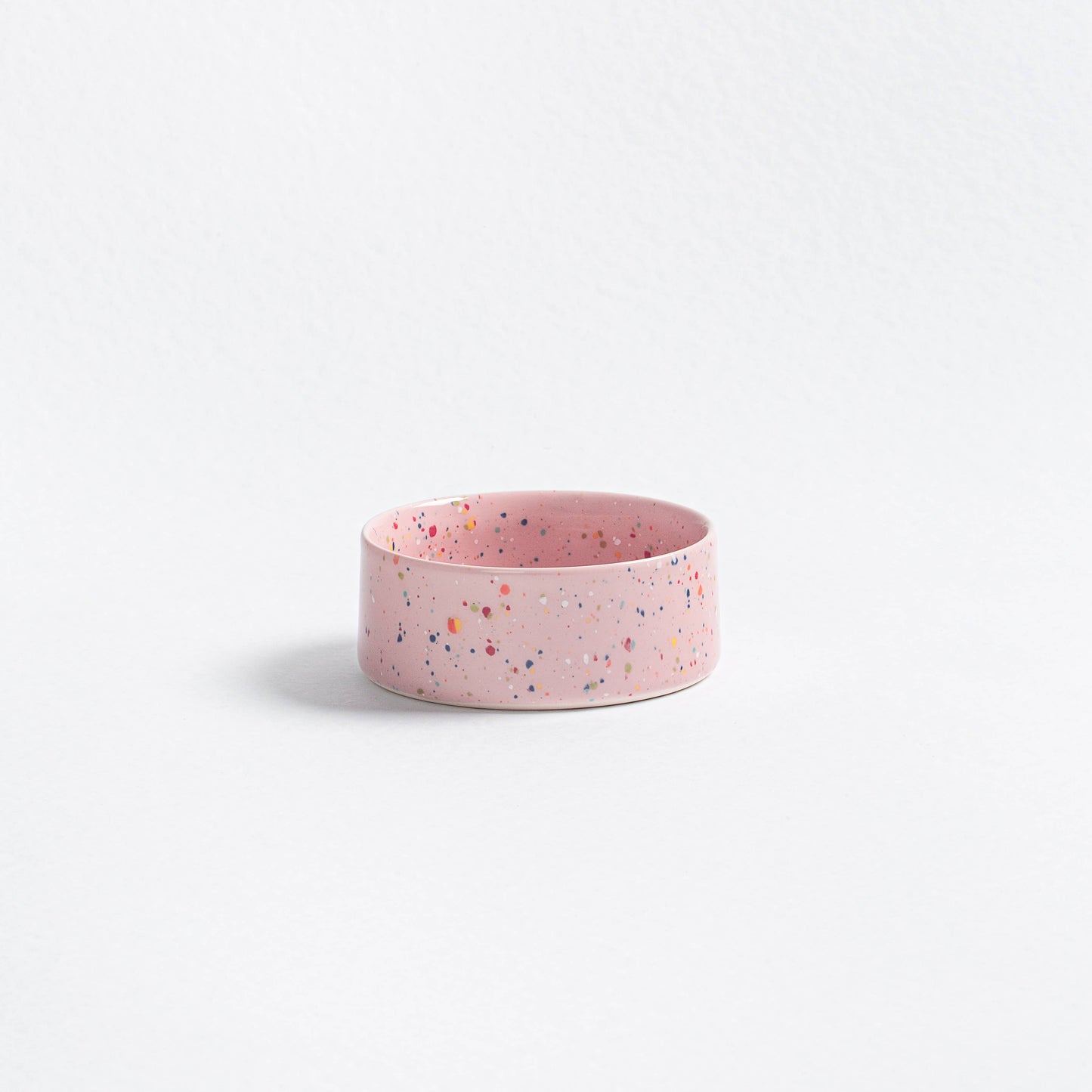Konfetti Steinzeug-Napf - 14 cm, rosa