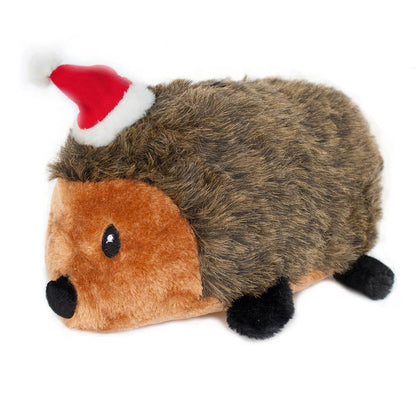 ZippyPaws Feiertags-Igel - Weihnachts-Hundespielzeug