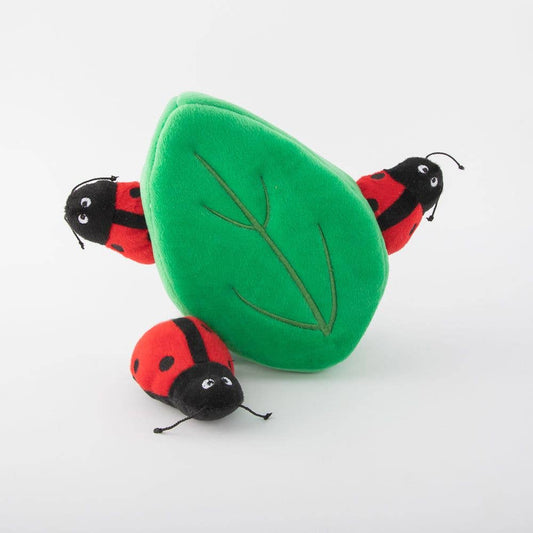 ZippyPaws Zippy Burrow - Ladybugs in Leaf