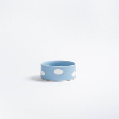 Cloud Steingut Napf- 14 cm, blau