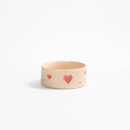 Cozy Hearts Steingut Napf 16,5 cm