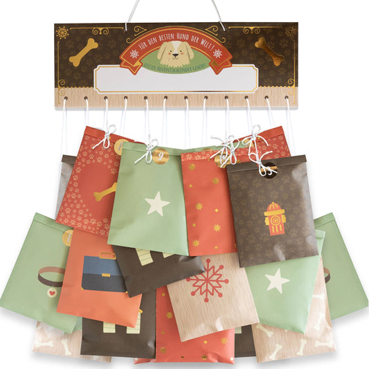 Dog Advent Calendar Bag Set