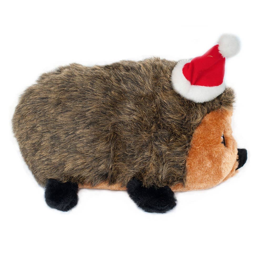 ZippyPaws Feiertags-Igel - Weihnachts-Hundespielzeug