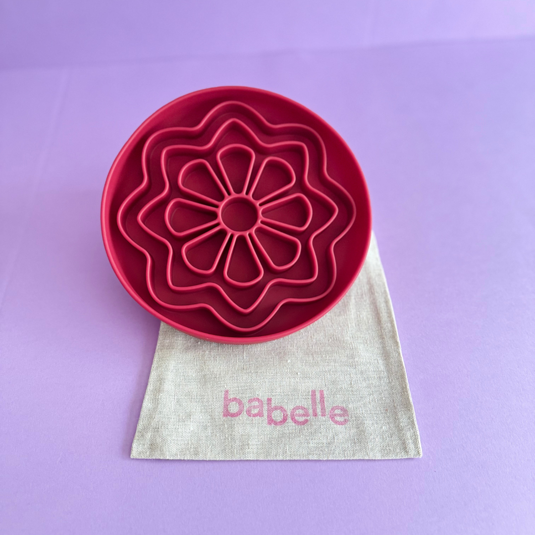 Schleckmatte - Petal – Burgunderrot