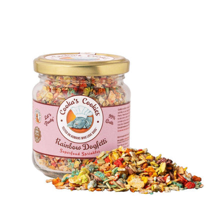 Rainbow Dogfetti - Hundekonfetti 90g Glas