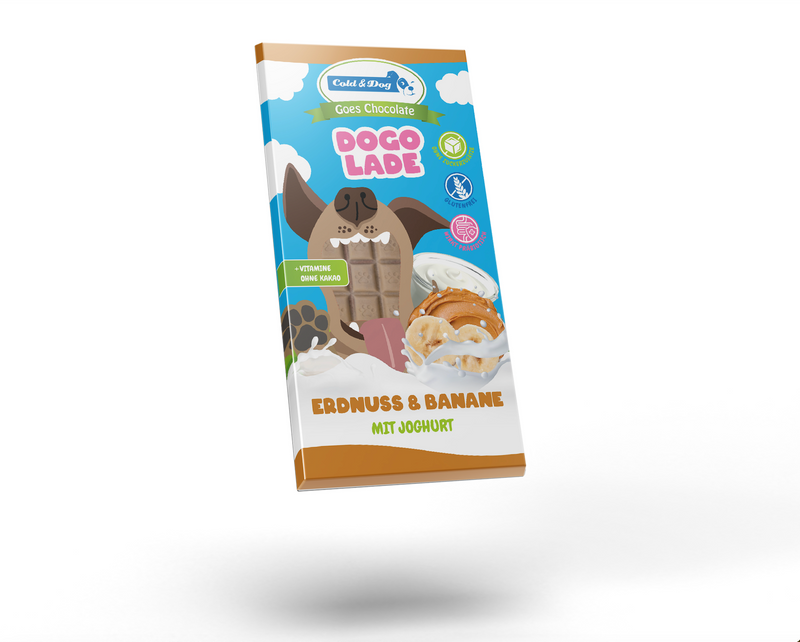 Cold & Dog Dogolade - Peanut Butter-Banana 100g Bar