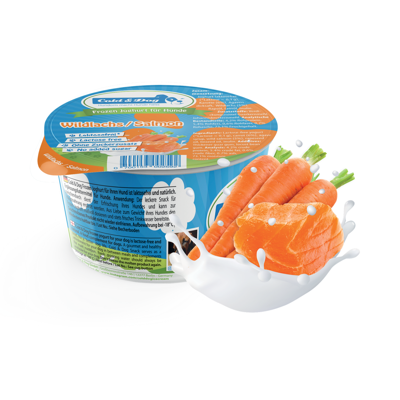 Cold & Dog Hundeeis Wildlachs 90ml