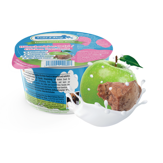 Cold & Dog Dog Ice Cream Chicken Liver & Apple 90ml