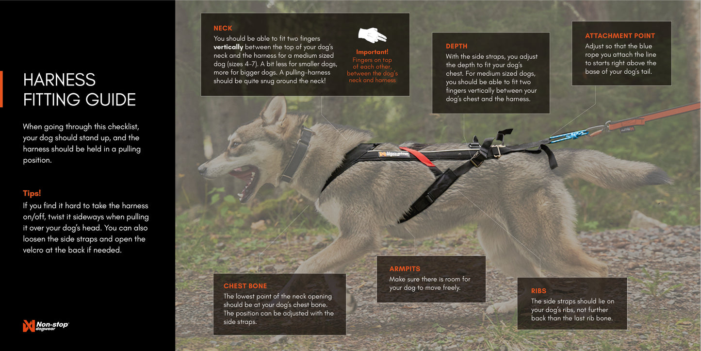 Non-stop dogwear - Freemotion harness