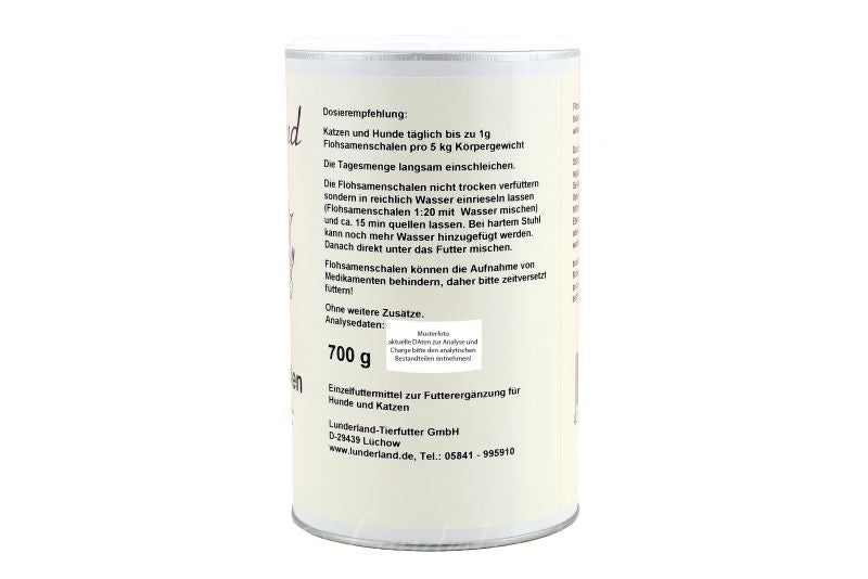 Lunderland Bio-Flohsamenschalen 350g Dose