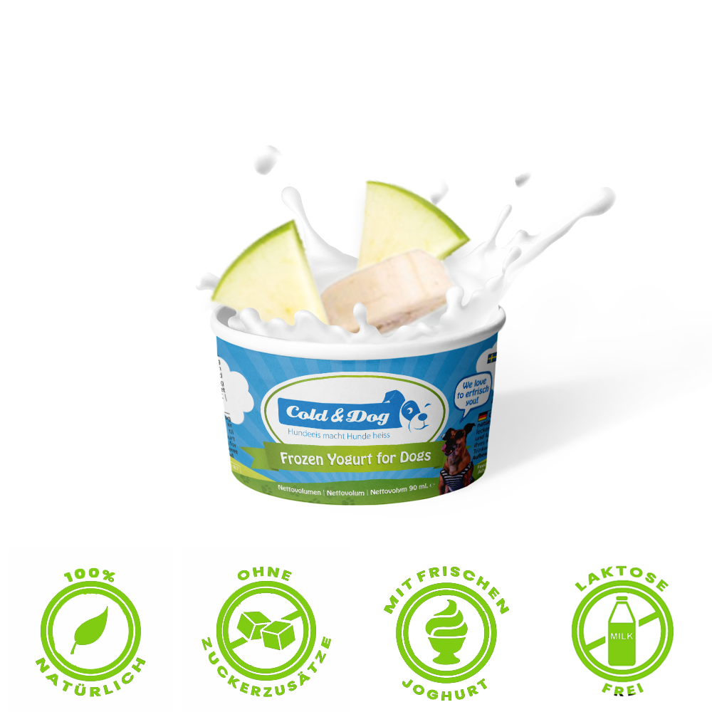 Cold & Dog Hundeeis Apfel & Banane 90ml