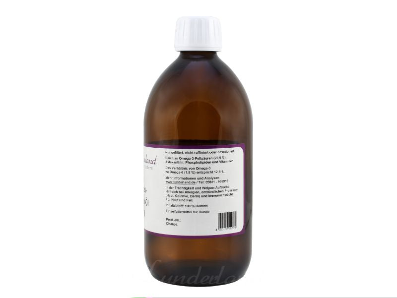 Lunderland Seelachs-Wildfisch-Öl 90ml Glasflasche