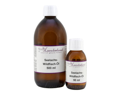 Lunderland Seelachs-Wildfisch-Öl 90ml Glasflasche