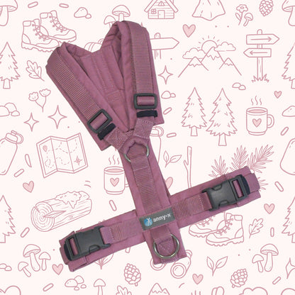 AnnyX Fun-Brustgeschirr Trendfarben - Wanderzeit