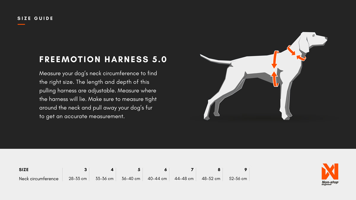 Non-stop dogwear - Freemotion harness 5.0