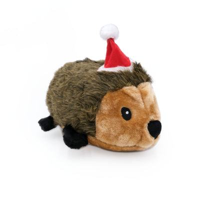 ZippyPaws Feiertags-Igel - Weihnachts-Hundespielzeug XL