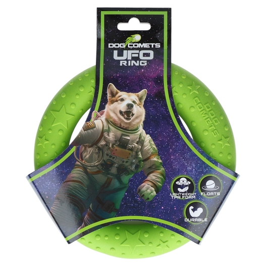 Dog Comets - UFO Ring Green