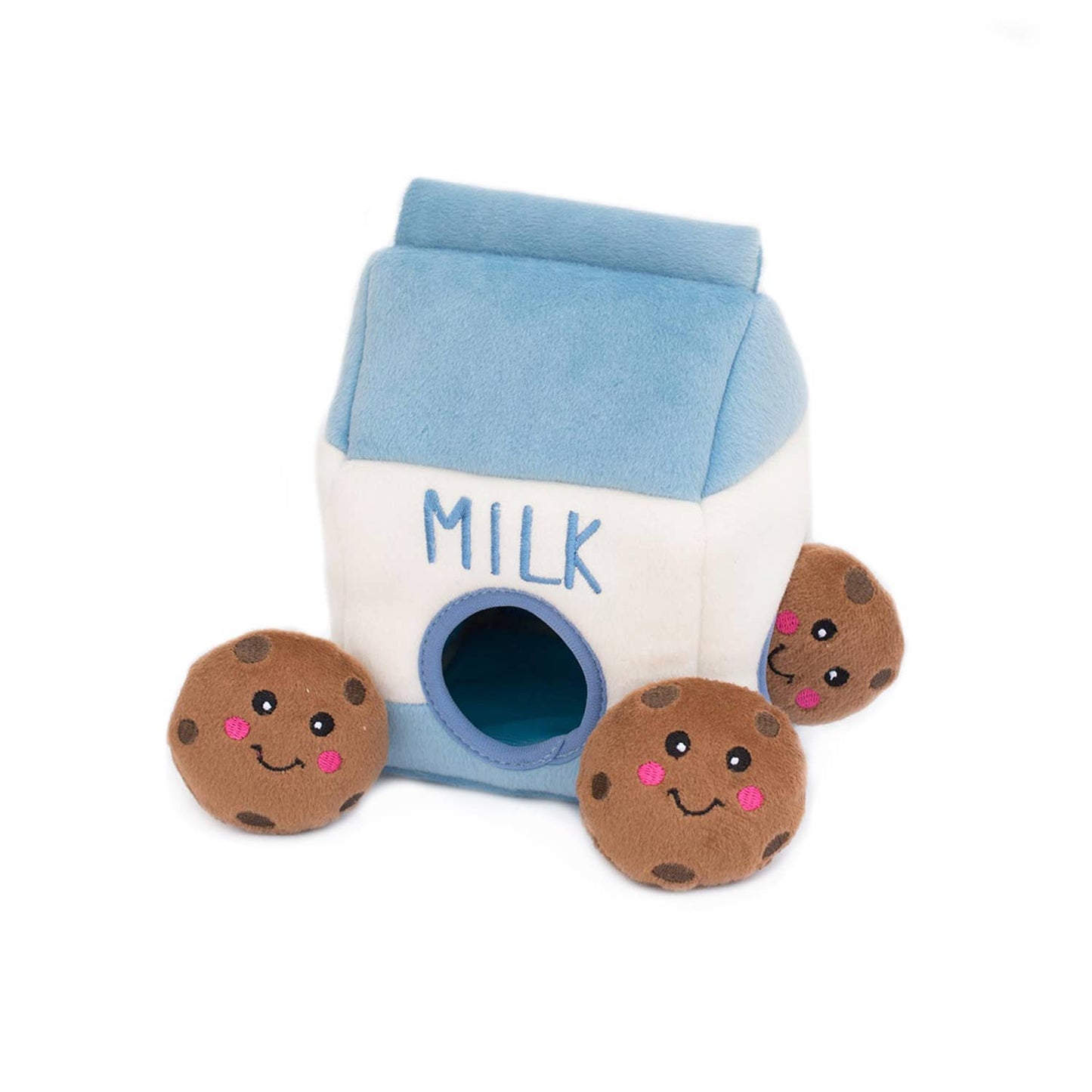ZippyPaws Zippy Burrow - Milch und Kekse - Hundespielzeug