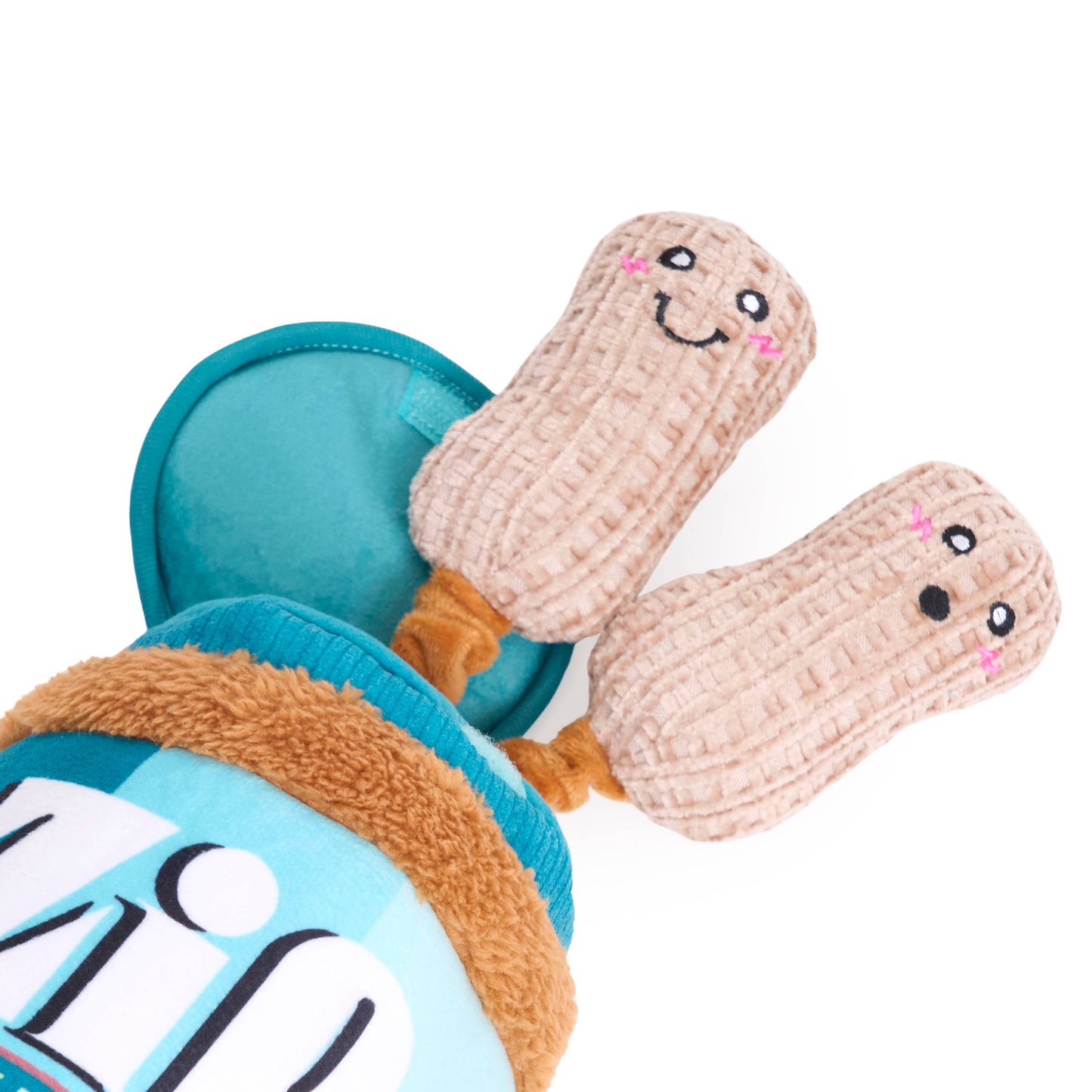 ZippyPaws Bungee Burrow - Erdnussbutterglas
