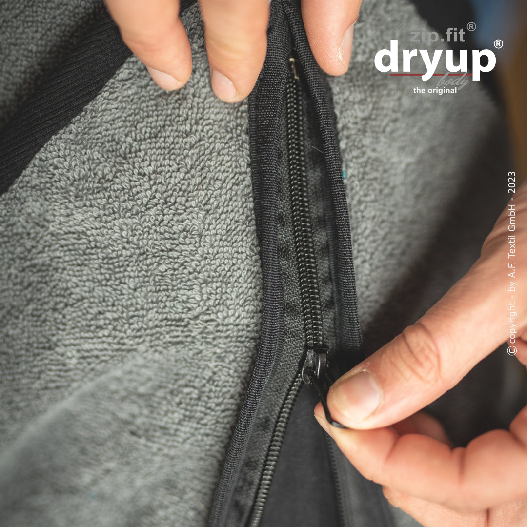 Actionfactory - Dryup Zip.fit - Hundebademantel