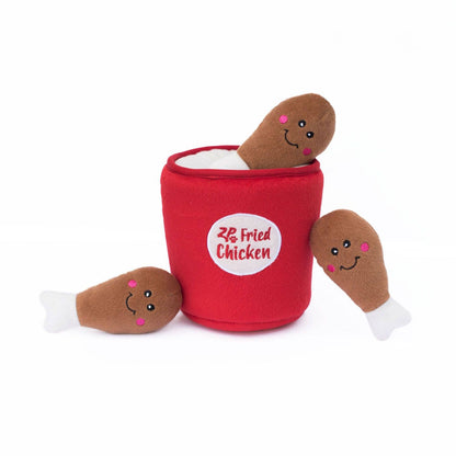 ZippyPaws Zippy Burrow - Fried Chicken - Hundespielzeug