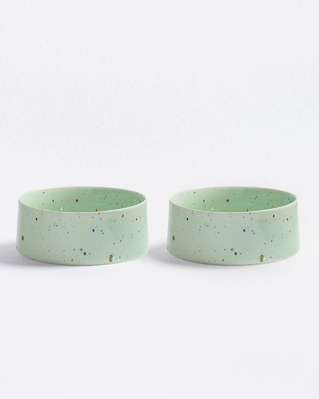 Konfetti Steinzeug-Napf - 16,5 cm, mint