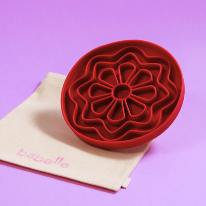 Schleckmatte - Petal – Burgunderrot