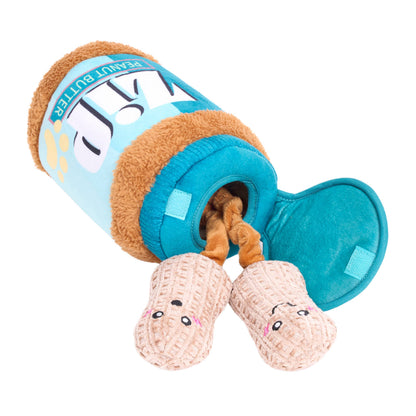 ZippyPaws Bungee Burrow - Erdnussbutterglas