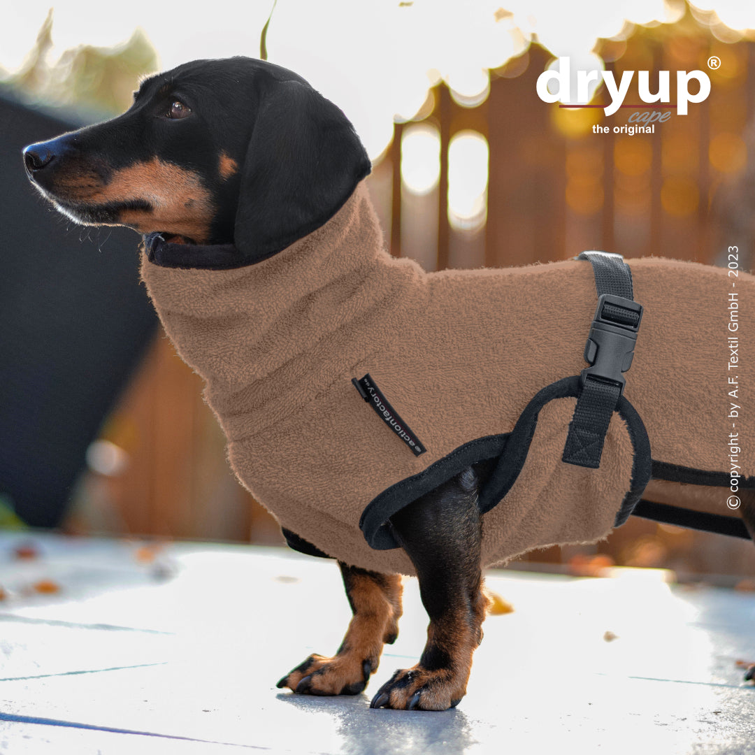 Actionfactory - Dryup Cape Dackel - Hundebademantel