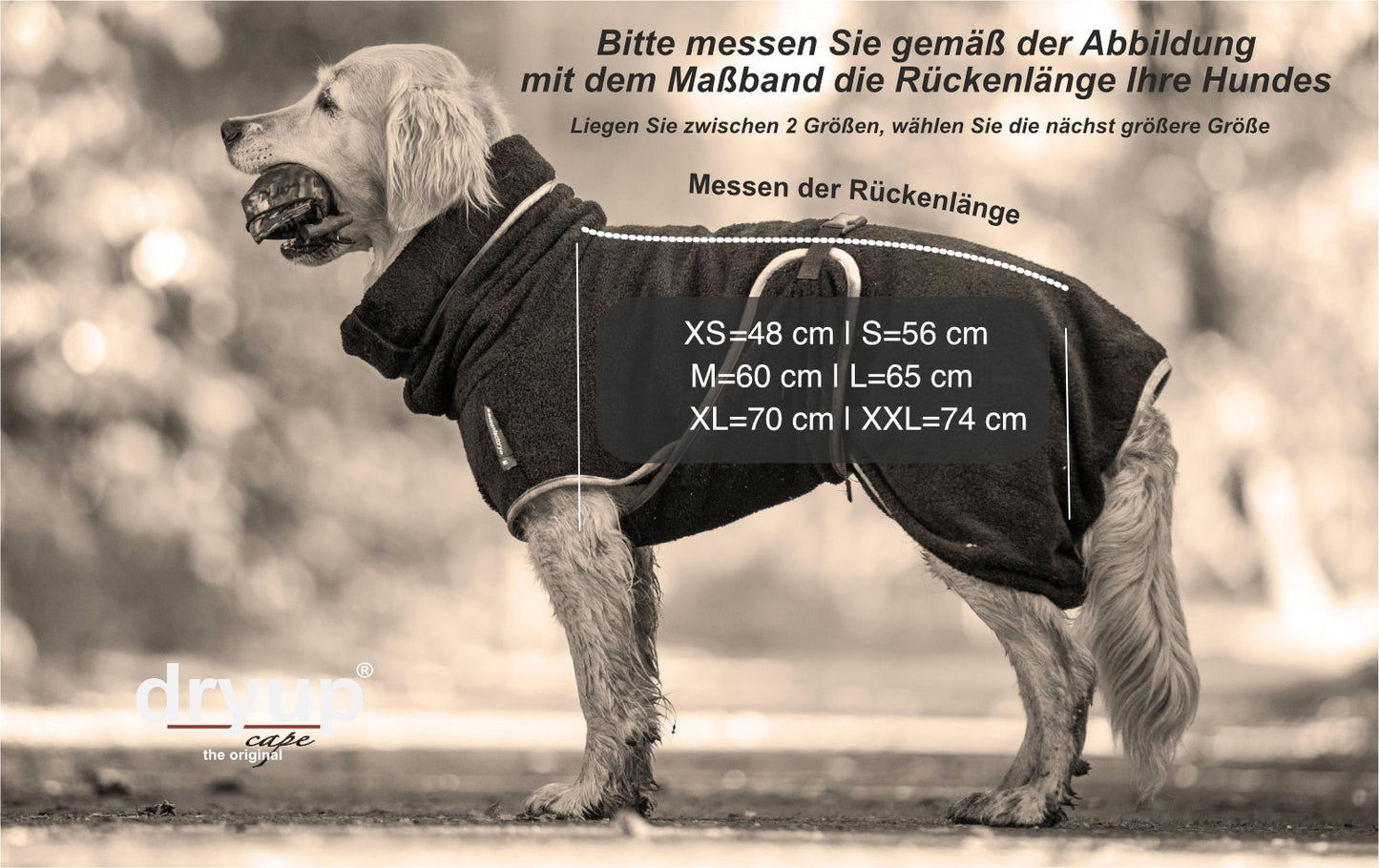 Actionfactory - Dryup Cape - Hundebademantel
