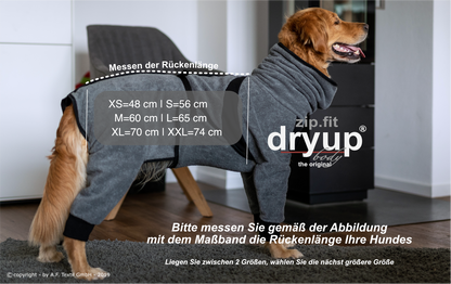 Actionfactory - Dryup Zip.fit - Hundebademantel