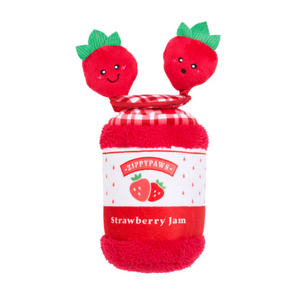 ZippyPaws Bungee Burrow - Erdbeermarmeladenglas