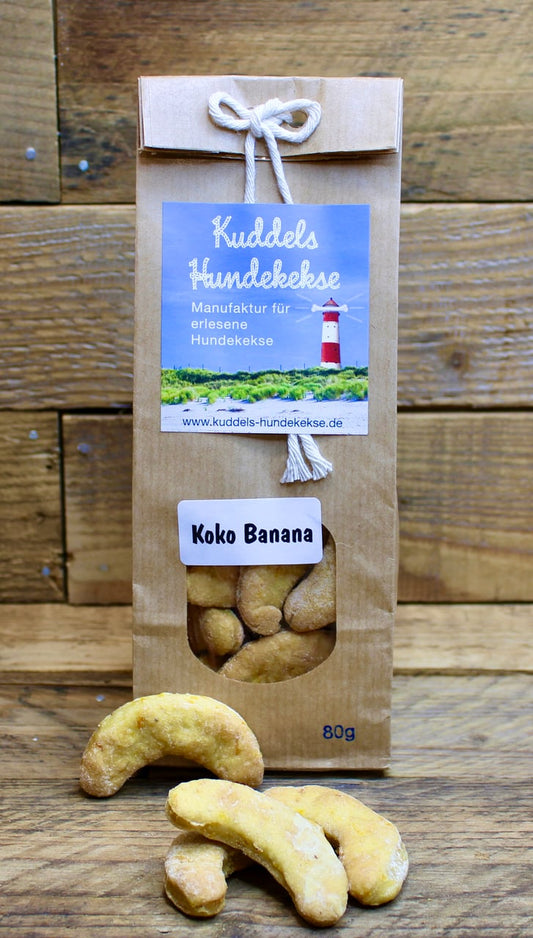 Kuddel's Dog Biscuits "Koko Banana"
