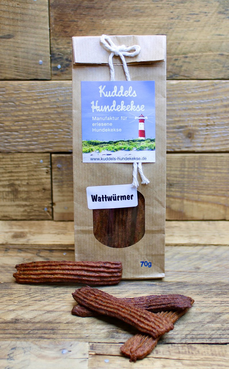 Kuddels Hundekekse "Wattwürmer"