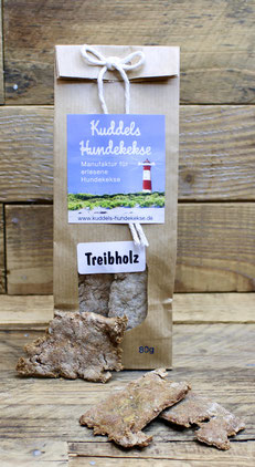 Kuddels Hundekekse - Treibholz 70g