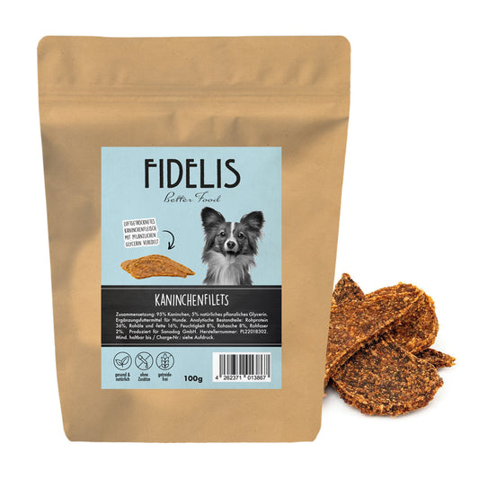 Fidelis Fillets Rabbit 100g